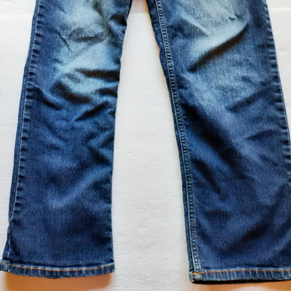 Oshkosh Boys Jeans Dark Wash Classic Adjustable Waist Size 14